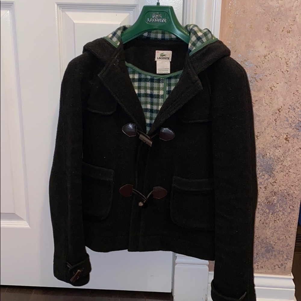 Lacoste wool peacoat